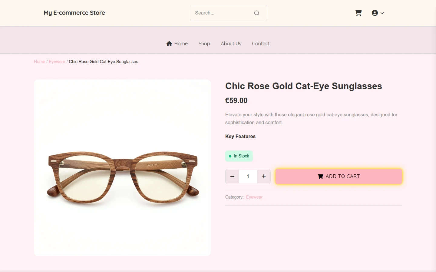 Pastel Christmas Eyewear Theme preview 4