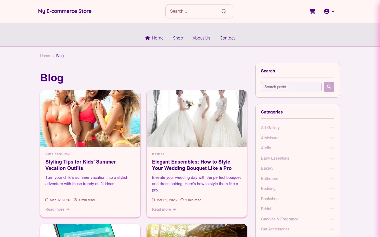 Pastel Diwali Tea Store Theme preview 4