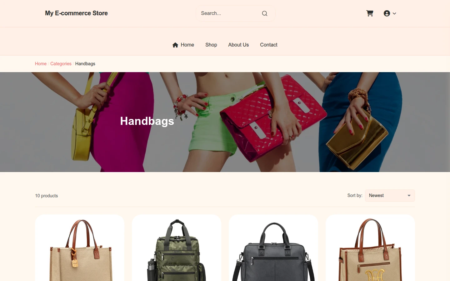 Playful Handbags Theme preview 3