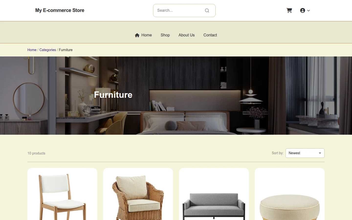 Rustic Diwali Furniture Theme preview 3