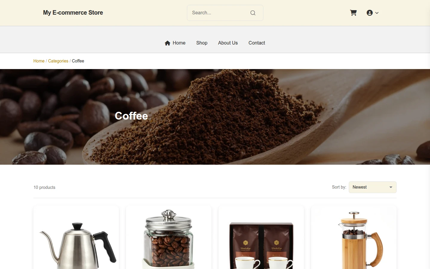Rustic Valentine's Coffee Theme preview 3