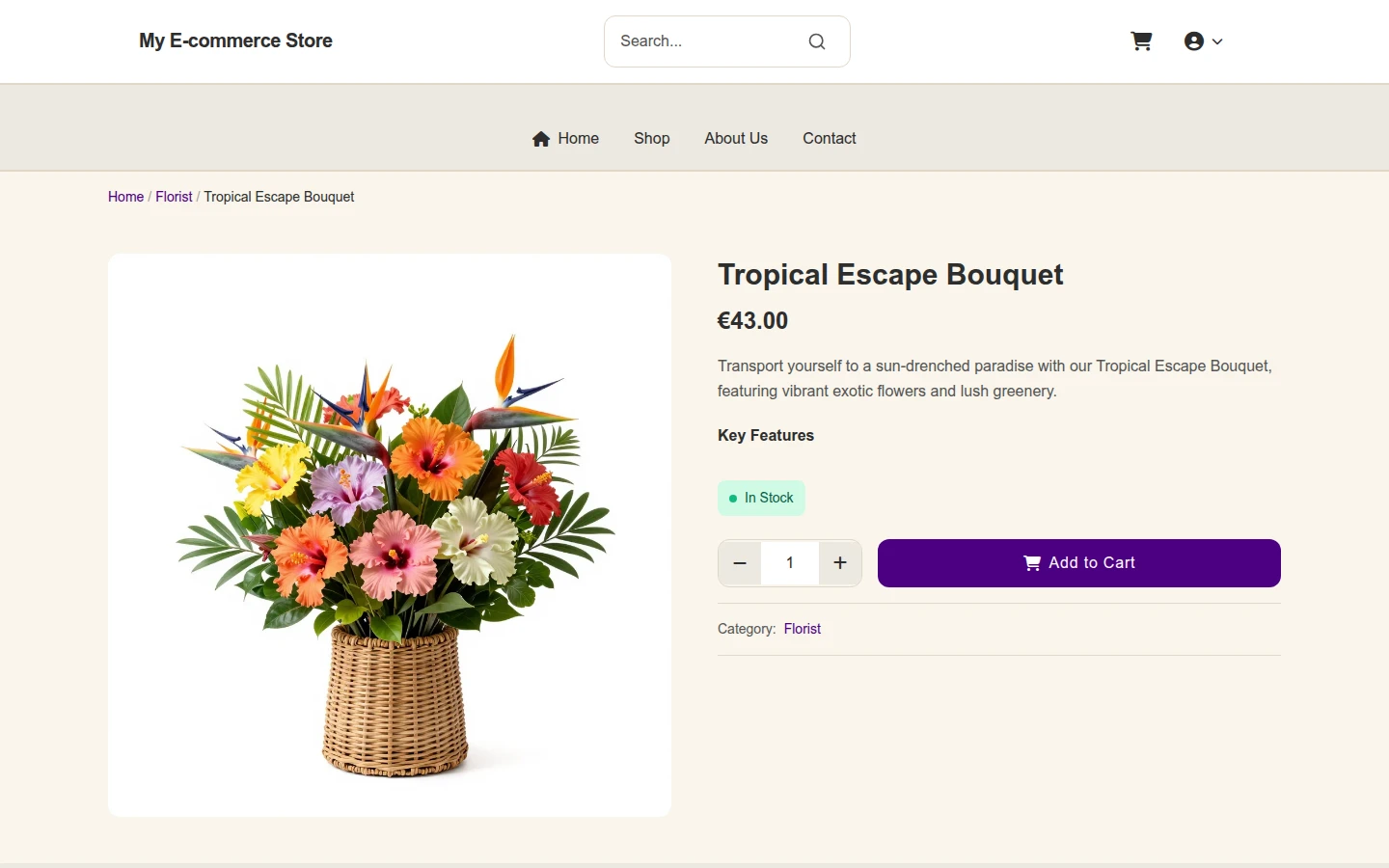 Scandinavian Diwali Florist Theme preview 4