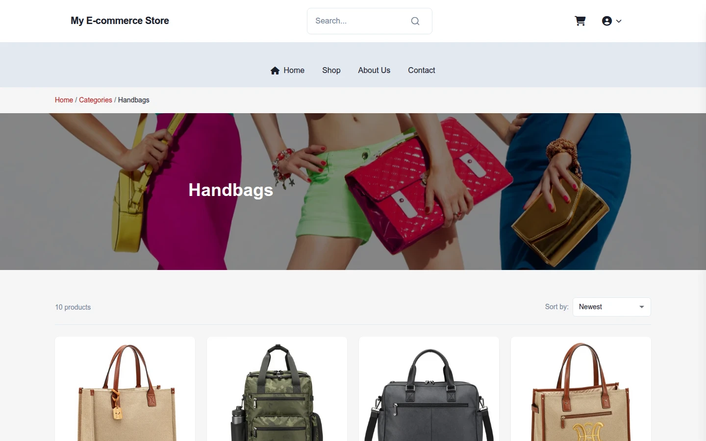 Snow Lux: Minimalist Christmas Handbags Theme preview 3