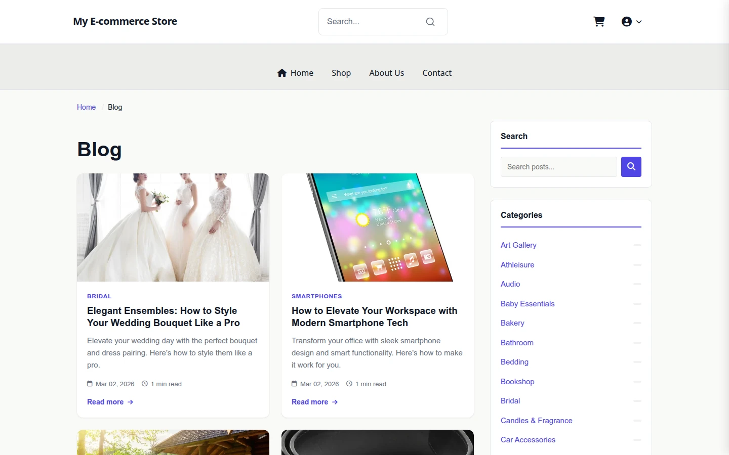 Curated Box Minimalist Theme preview 5