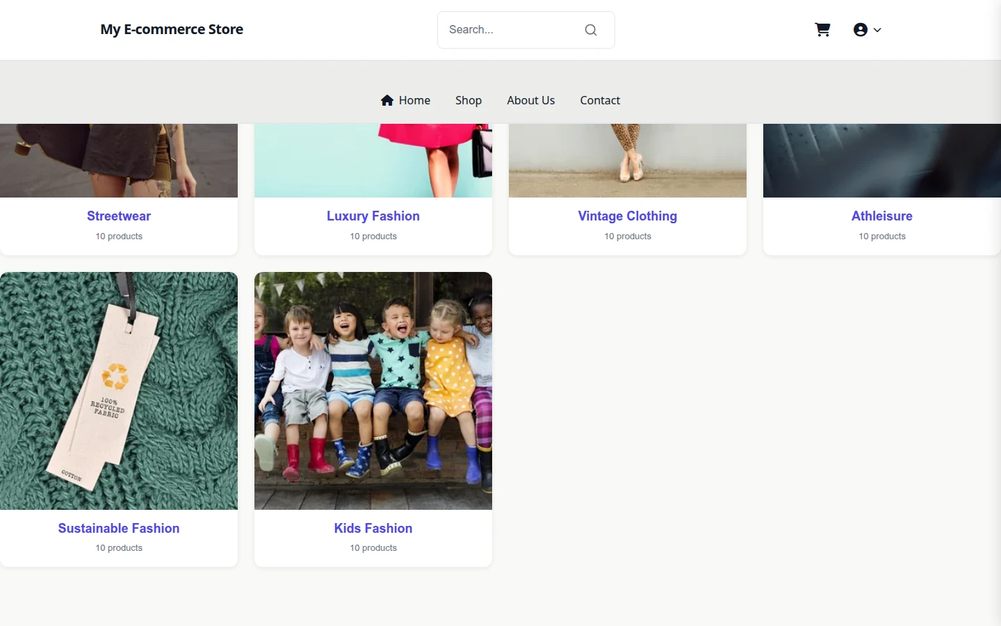 Curated Box Minimalist Theme preview 2