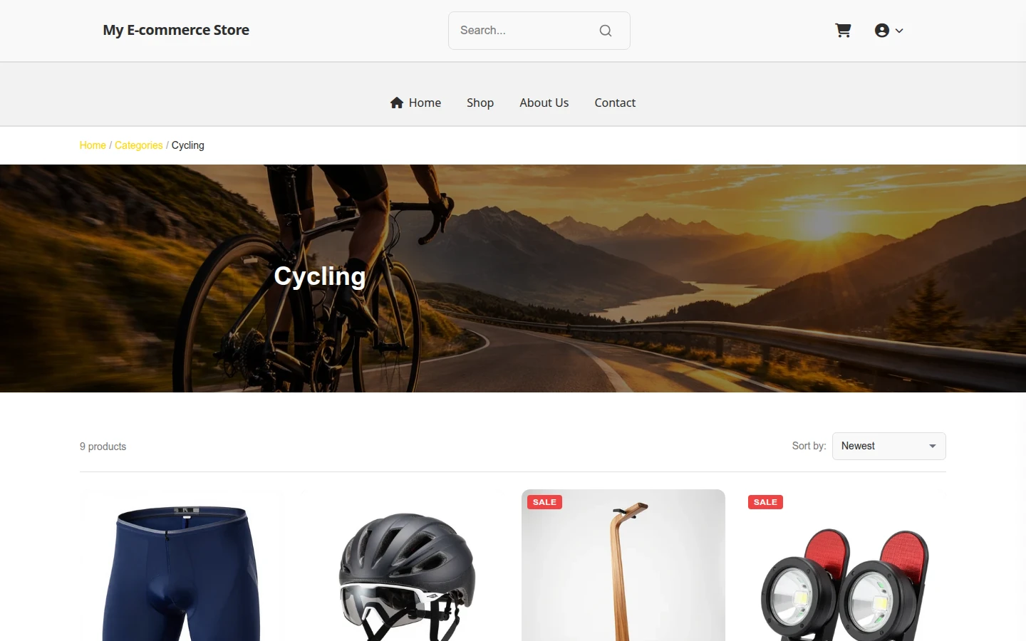 Summer Breeze - Minimalist Cycling Sale Theme preview 3