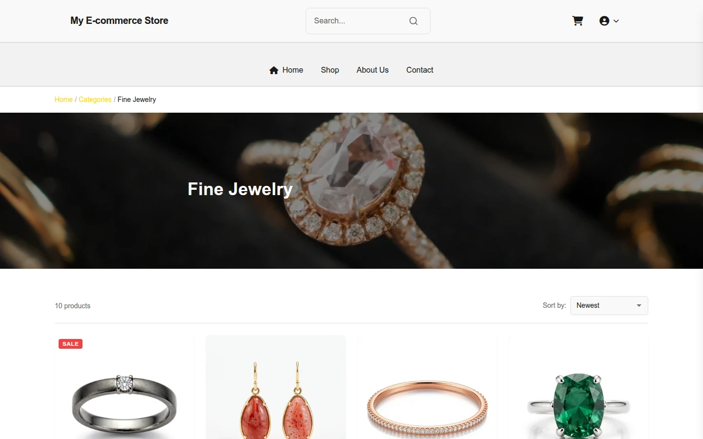 Summer Gems – Modern Jewelry Sale Theme preview 3
