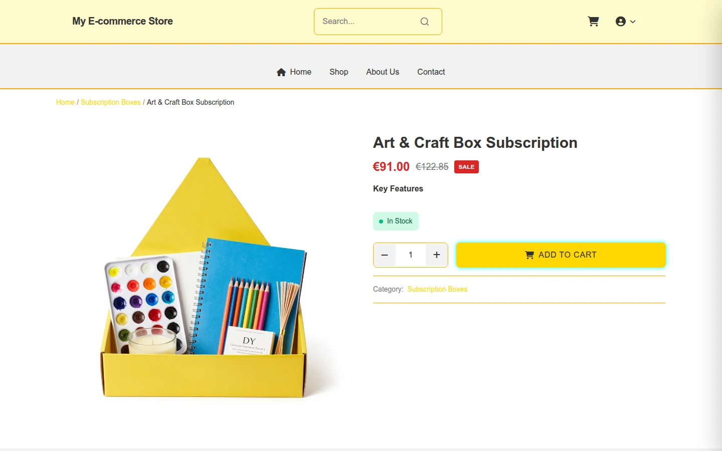 Summer Sparkle: Vibrant Subscription Box Theme preview 4