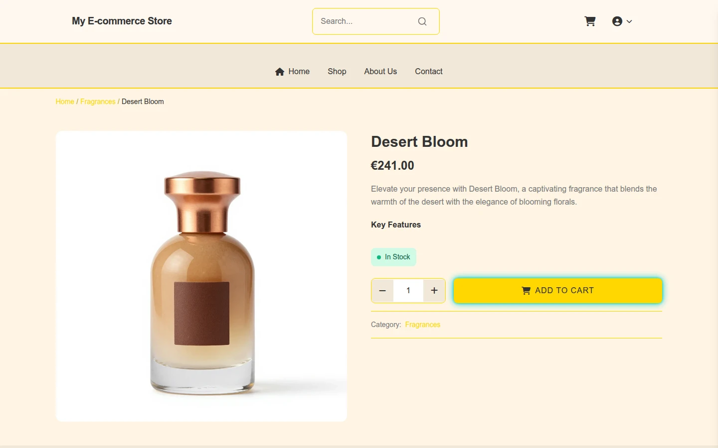 Sunshine Scent: Playful Summer Fragrance Theme preview 4