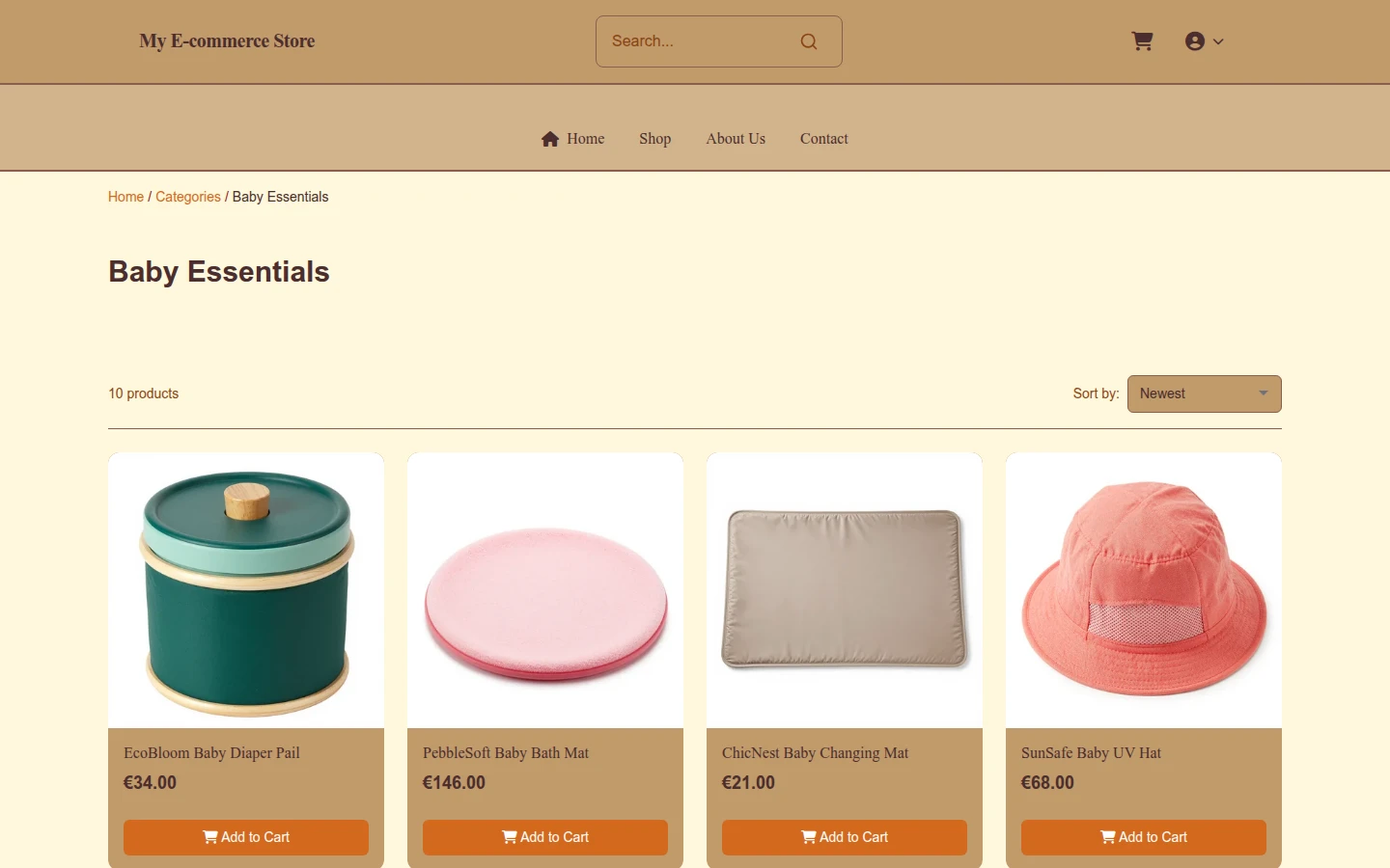 Thanksgiving Baby Essentials Theme preview 3