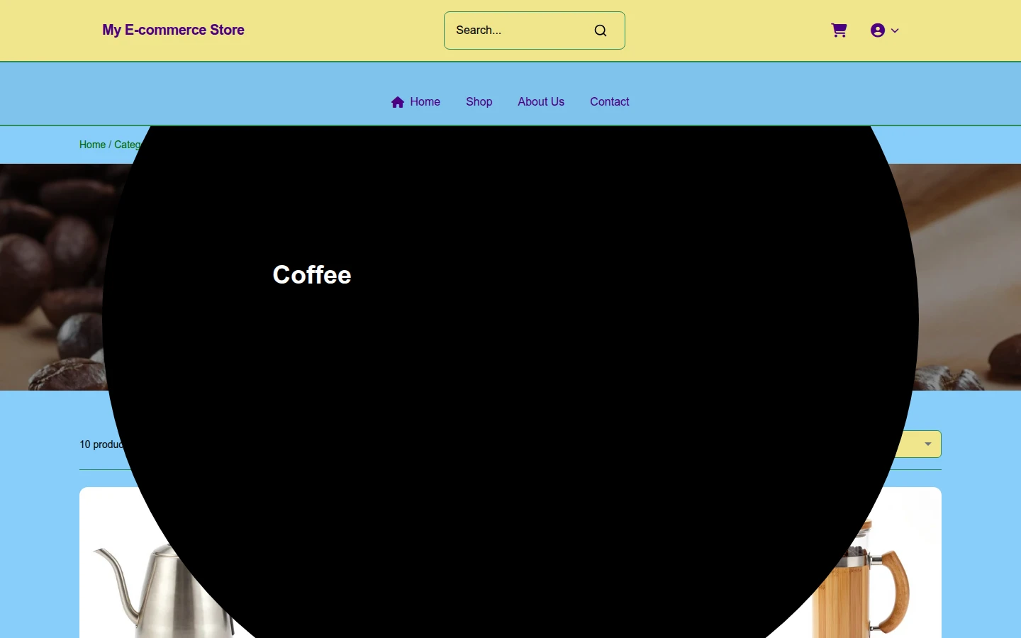 Tropical Hari Raya Coffee Theme preview 3