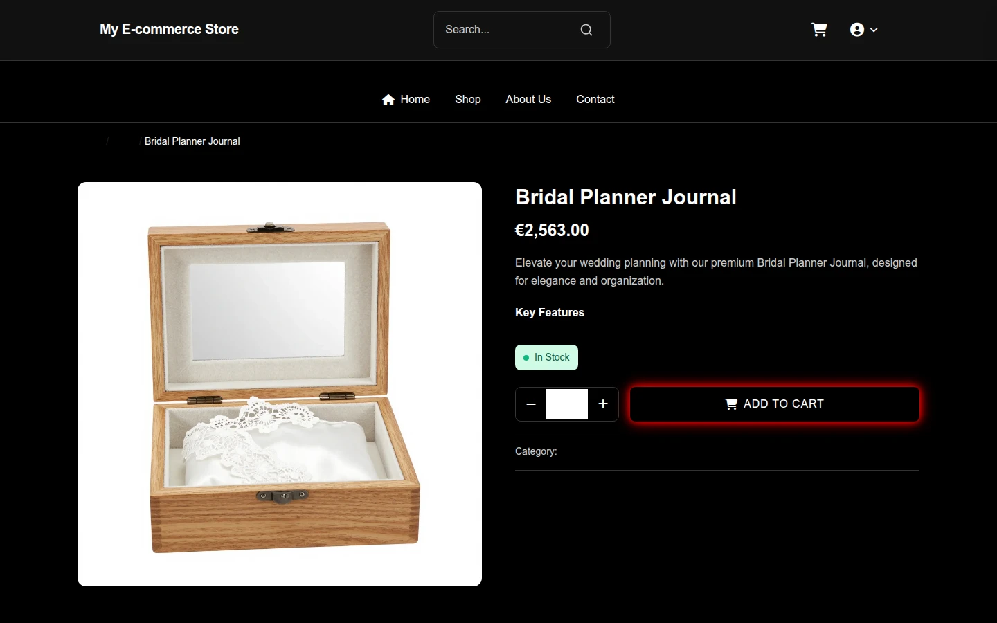 Vintage Black Friday Bridal Theme preview 4