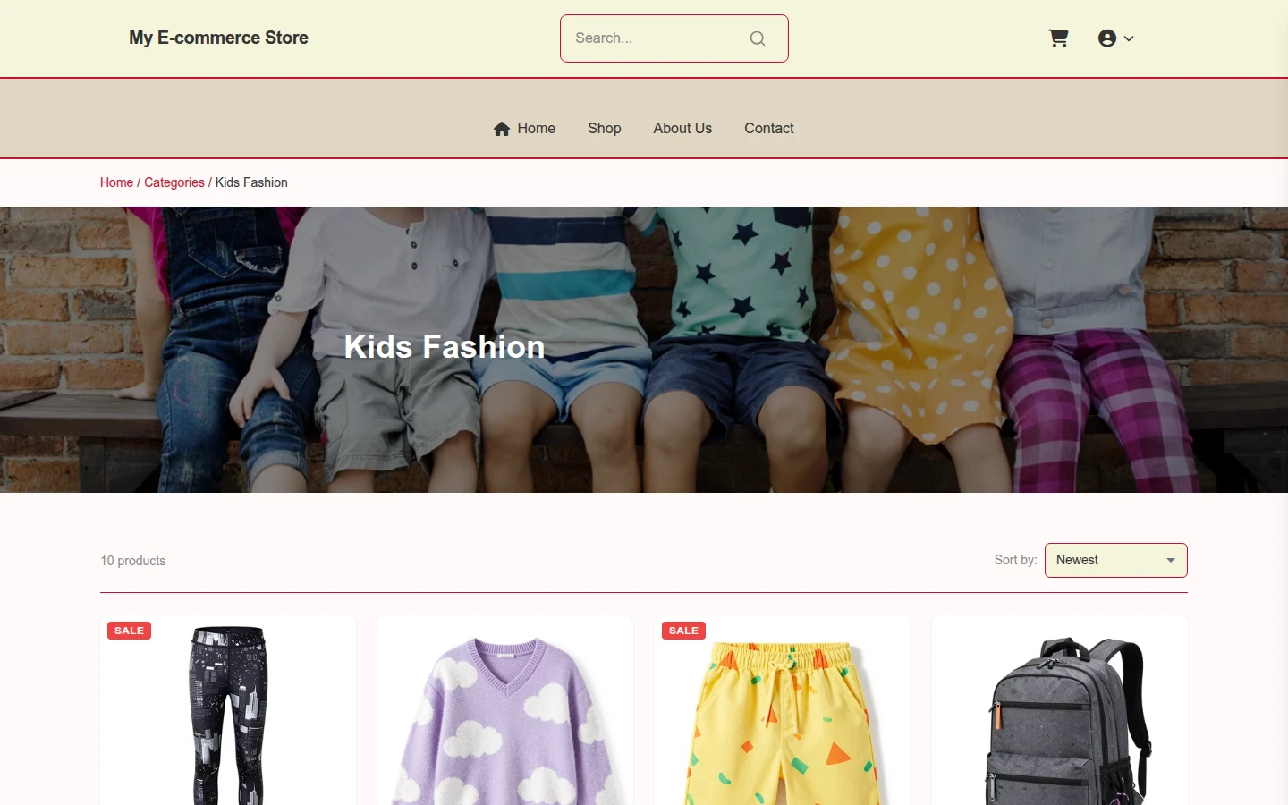 Vintage Christmas Kids Fashion Theme preview 3