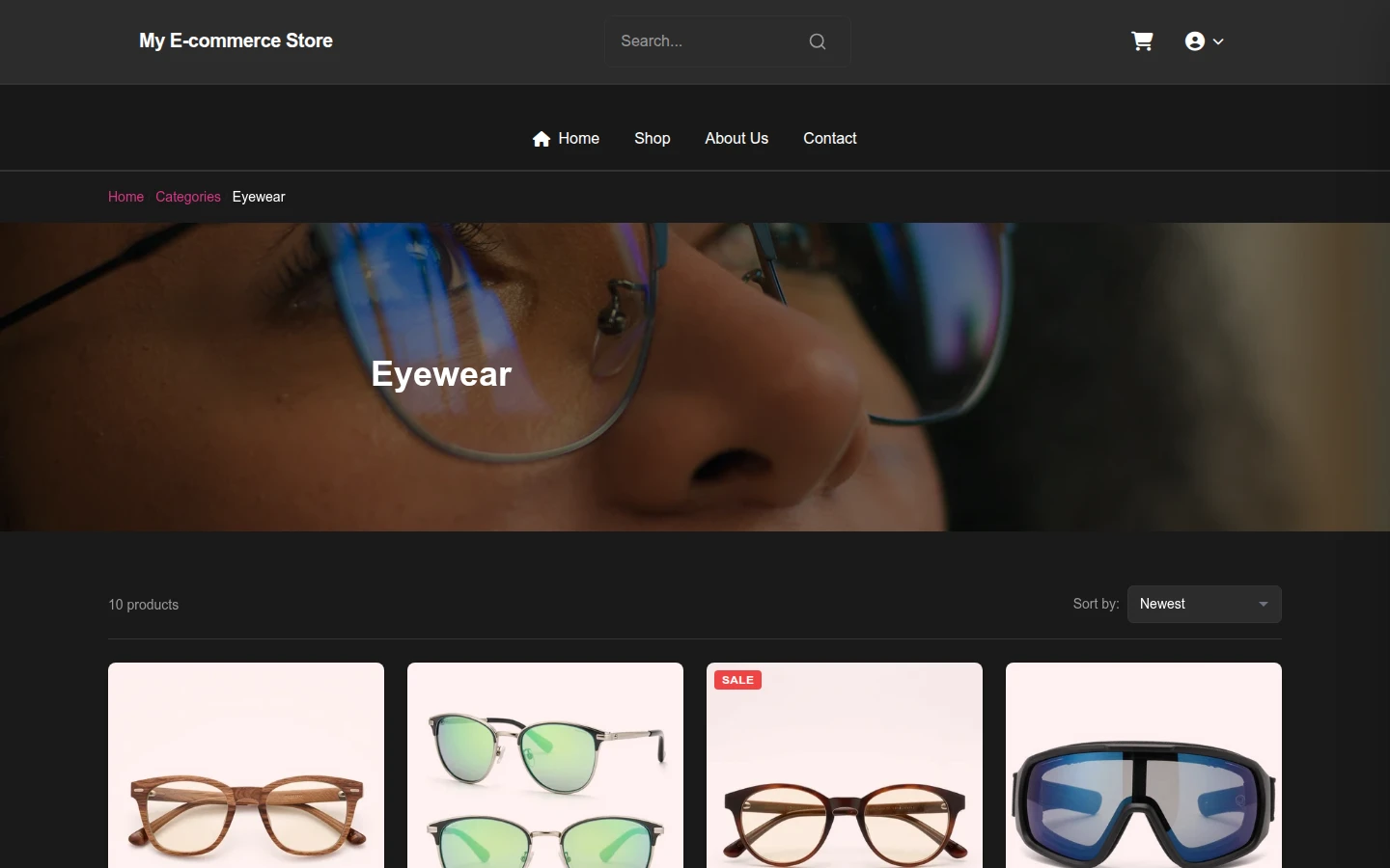 Vintage Halloween Eyewear Theme preview 3