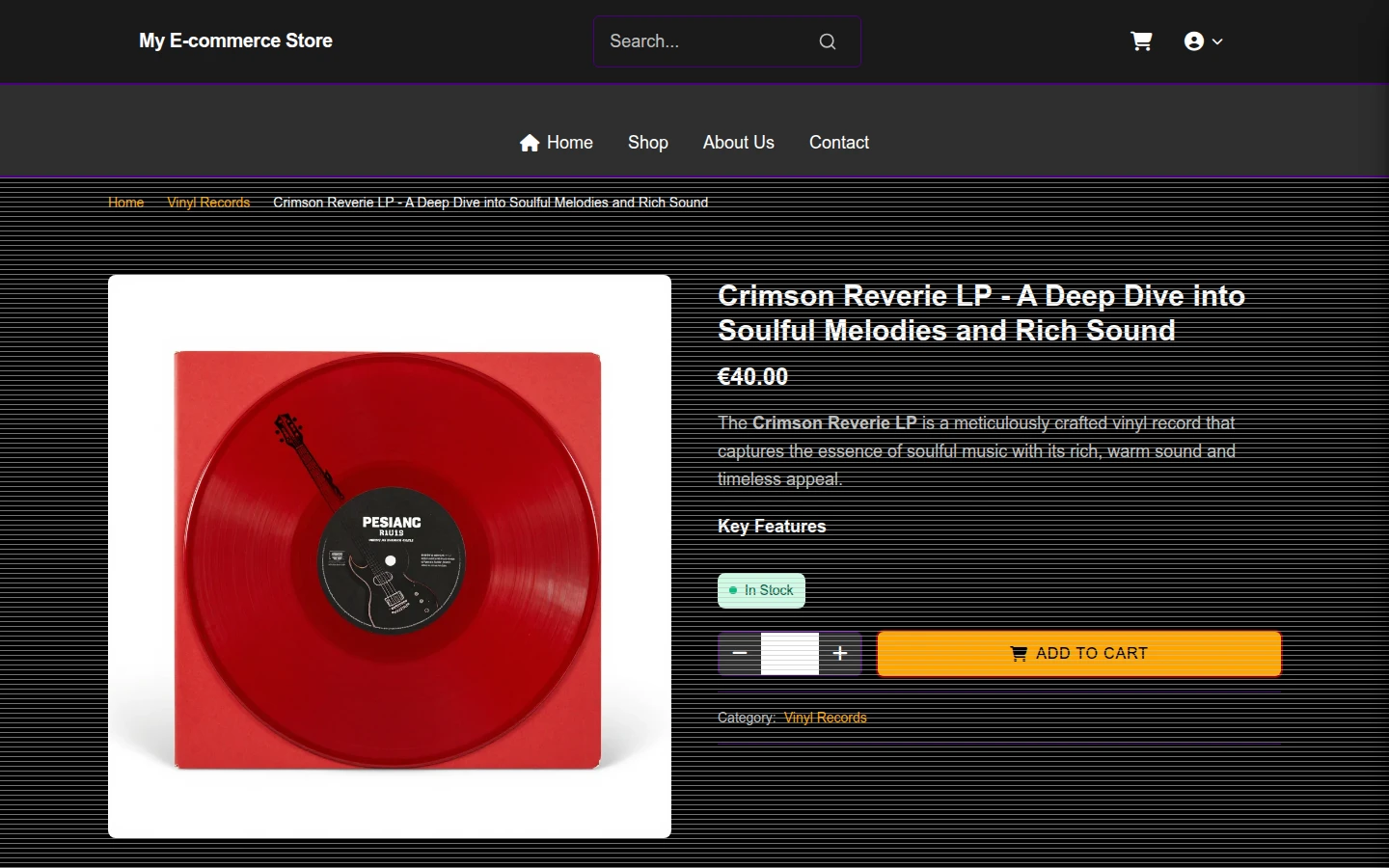 Vinyl Haunt - Halloween Vinyl Records Theme preview 4