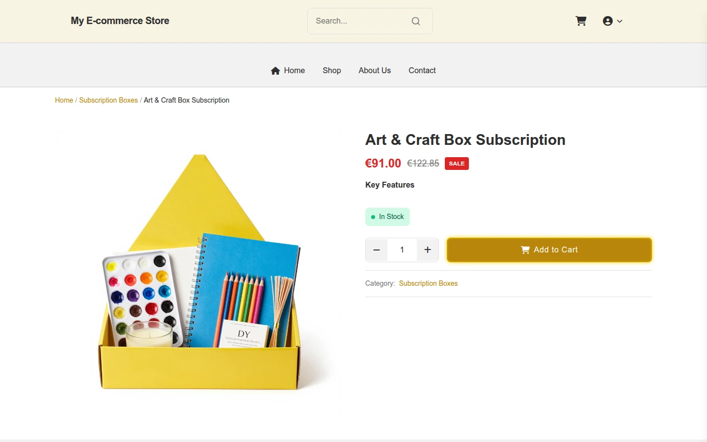 Winter Luxury Subscription Theme preview 4