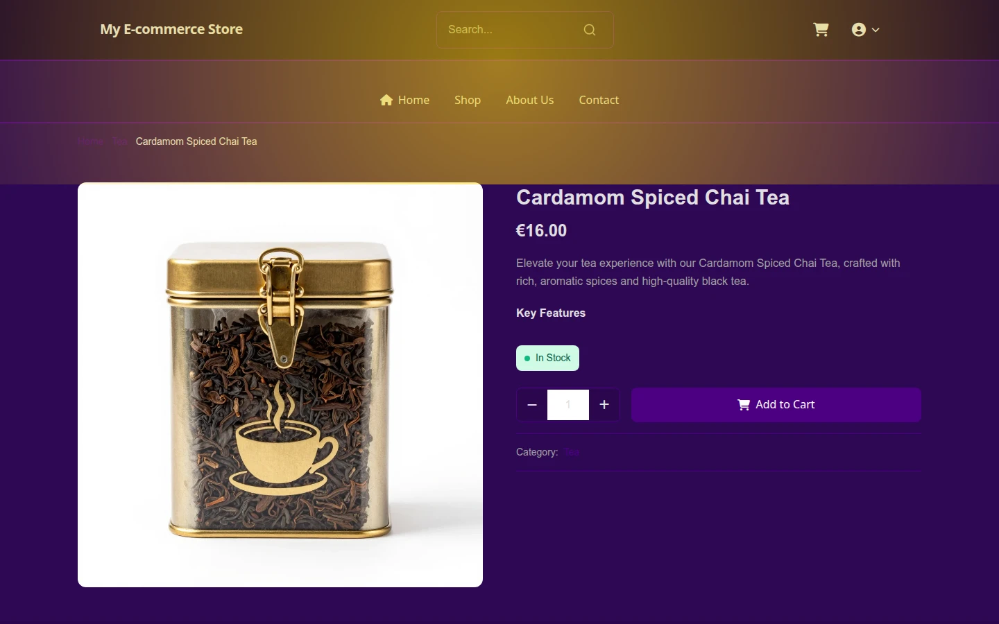 Zen Diwali Tea Theme preview 4