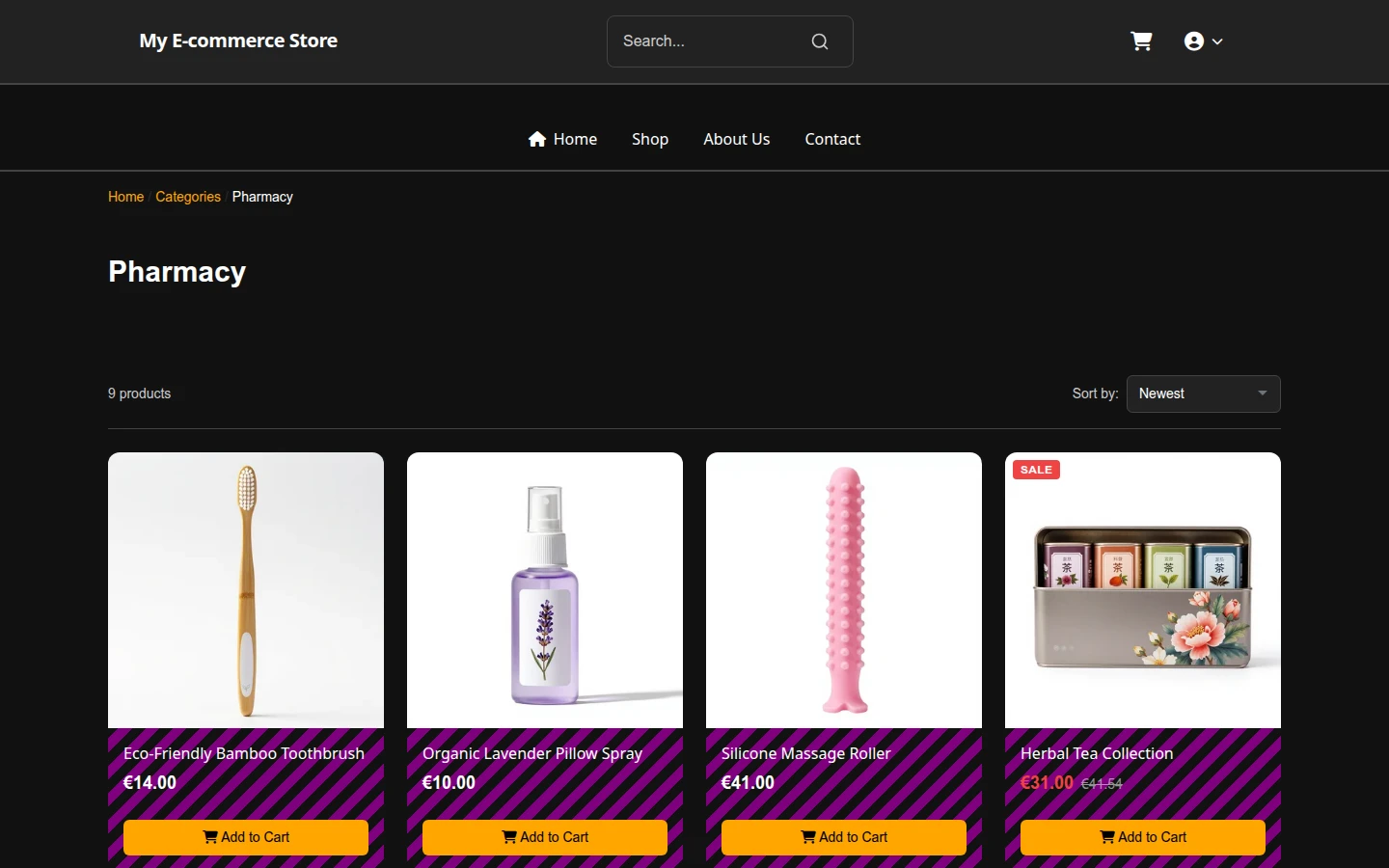 Zen Halloween Pharmacy Theme preview 3