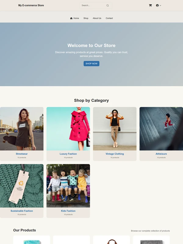 Coastal Canine Boutique Theme