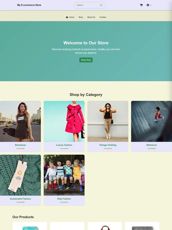 Earthy Bloom Bakery Theme