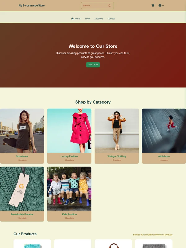 Earthy Christmas Streetwear Theme