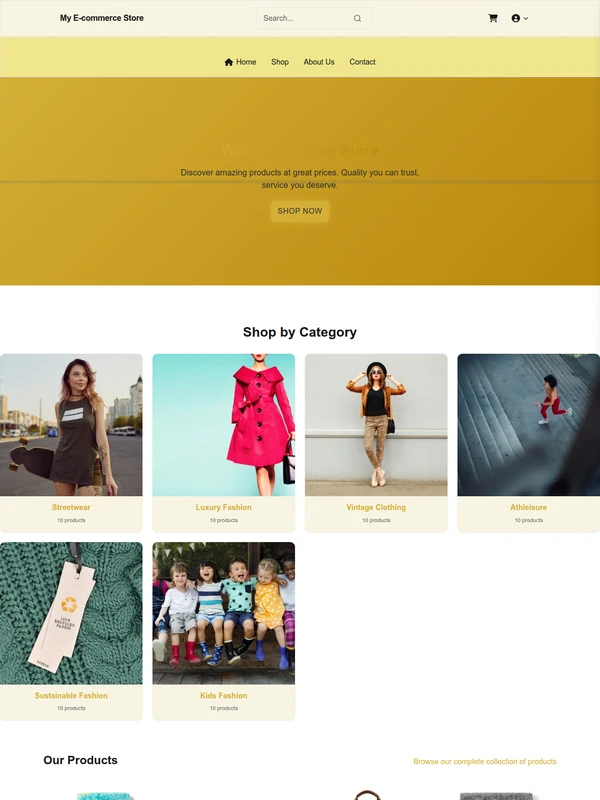 Golden Noël Luxe – Premium Men'swear Christmas Theme