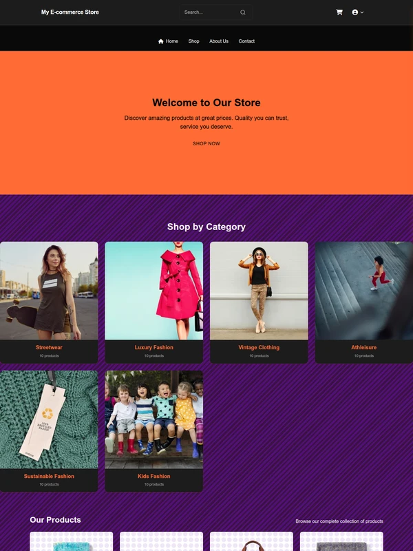 Hallowed Haute: Vintage Halloween E-Commerce Theme