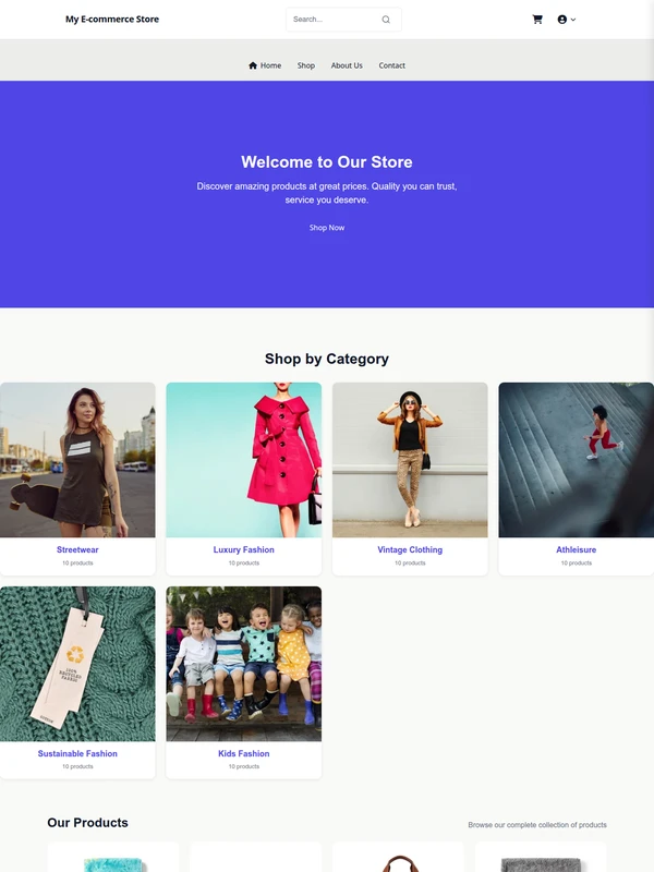 Curated Box Minimalist Theme