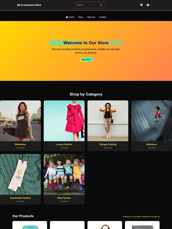 Summer Vibe Sale Theme