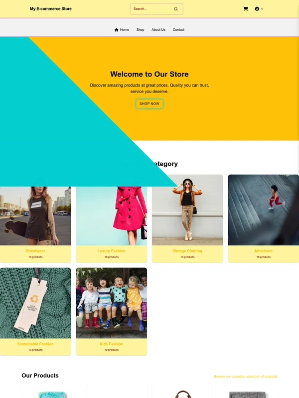 SunBlast Auto: Maximalist Summer Sale Theme